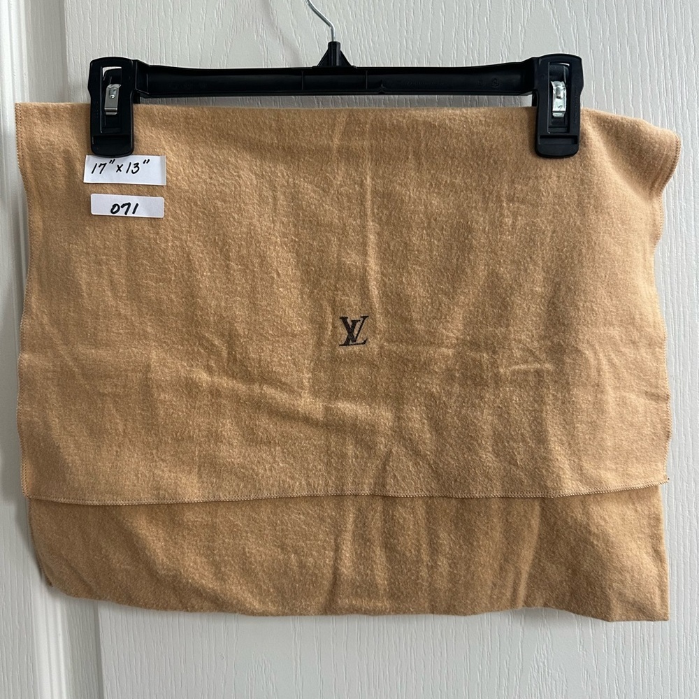 Louis Vuitton Flap Style Dust Bag - Authentic – Medium Size 17" x 13”